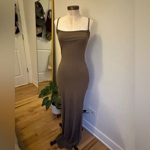 Skims Long Slip Dress
